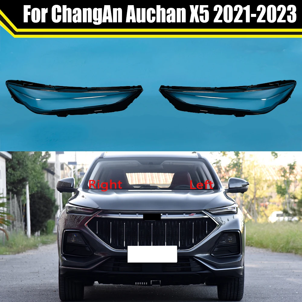 

For ChangAn Auchan X5 2021 2022 2023 Headlamp Lamp Shell Headlight Cover Transparent Lens Plexiglass Replace Original Lampshade