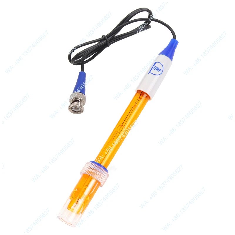 ORP-501 ORP Composite Electrode ORP Probe Sensor Range 0~ 1500mV -BNC Connector, Platinum Ring, Wastewater and Laboratory