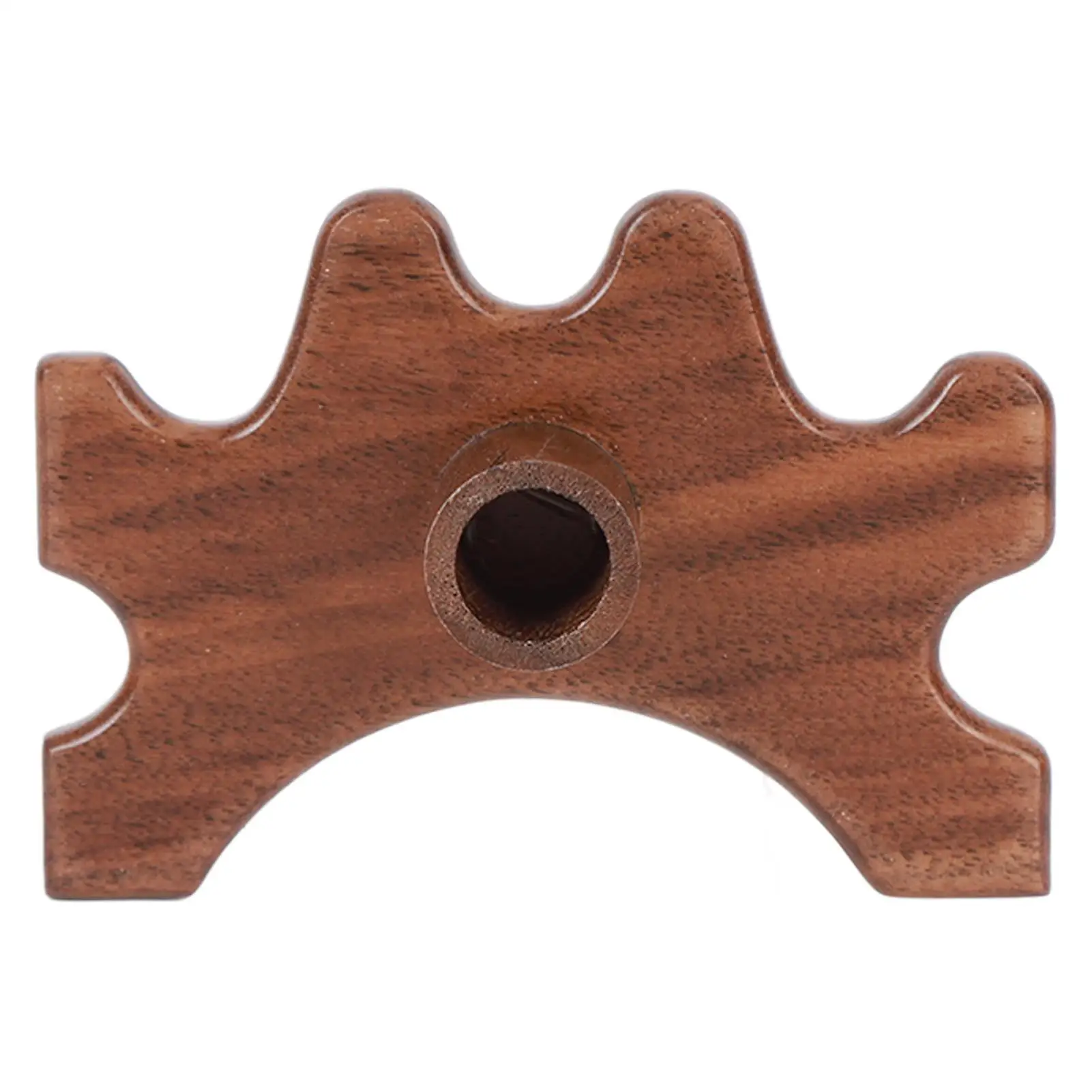 Durable Walnut Wood Pool Bridge Head - Wear Resistant, Easy to Install, Perfect for billiards