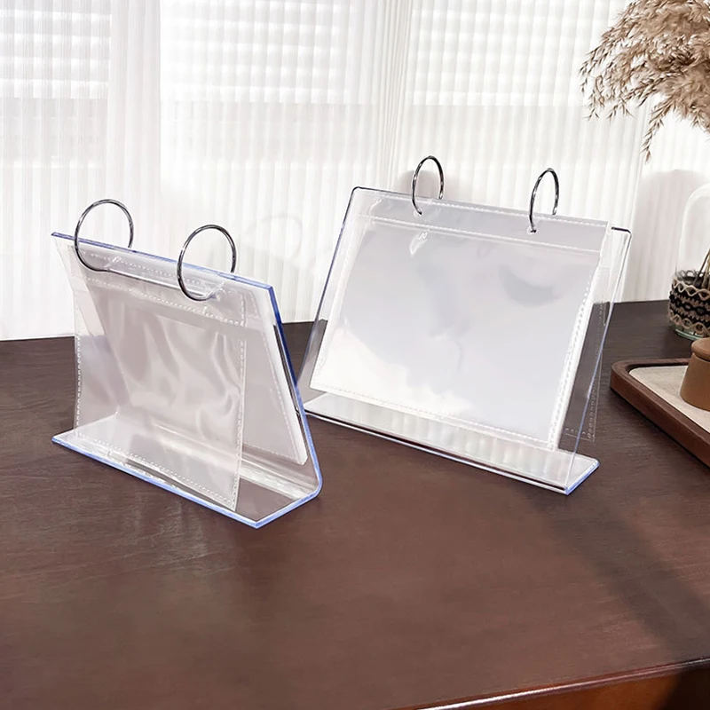 Portapiatti per timbri per nail art Portaoggetti per libri in lamiera d'acciaio stampata per nail art Portaoggetti per carte di adesivi Espositore 2 dimensioni