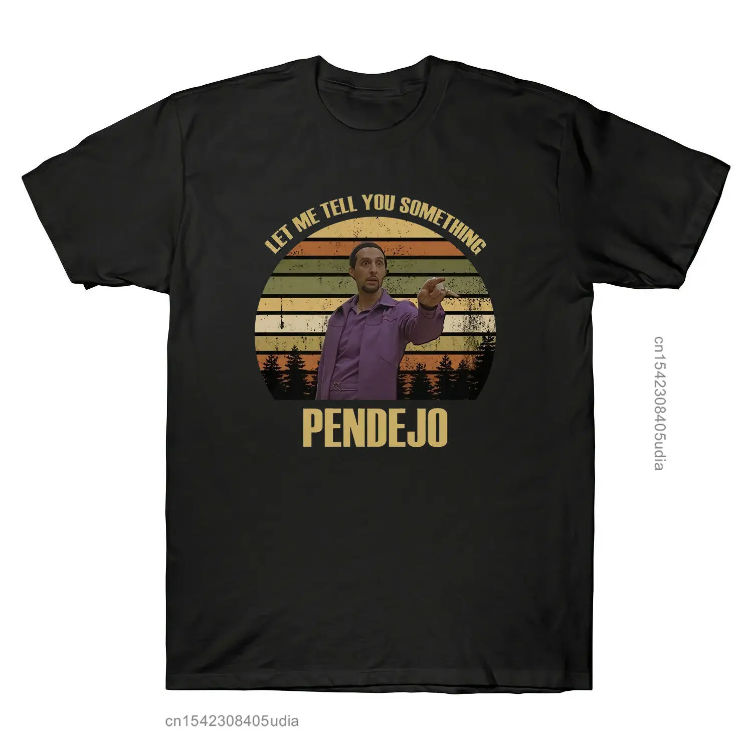 The Big Lebowski Let Me Tell You Something Pendejo Vintage Retro Men\'s T-Shirt 100% Cotton