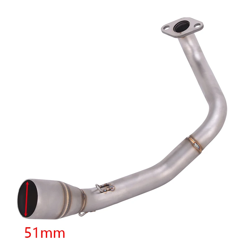 

Slip On For Honda Navi 110 2017-2025 Motorcycle Exhaust System Header Link Pipe 304 Stainless steel Connect 51mm Muffler