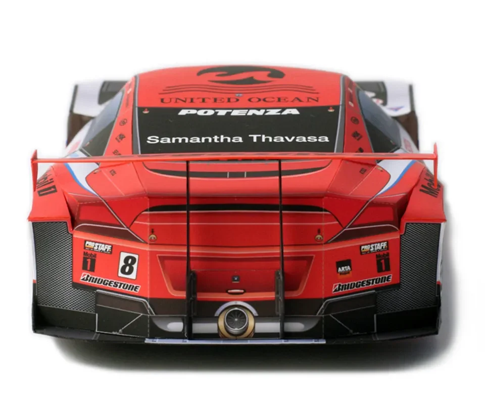 WRC 2011 HSV-010 GT 1:24 نموذج ورقي للسيارة، Dakar World Rally Racing Origami Art، صناعة يدوية ثلاثية الأبعاد Papercraft DIY Craft ZX-127