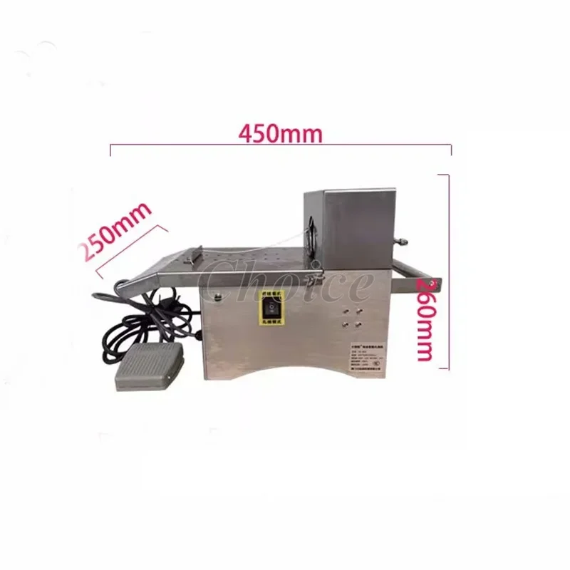 Máquina de atado de salchichas eléctrica automática de sobremesa, flejadora de encuadernación, atado de salchichas, anudador de Linker