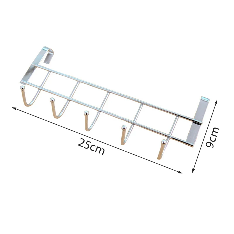 5 крючков, держатель для одежды, планшетов над дверью, для дома, ванной, кухни, шляпы, органайзер, крючки для дверей