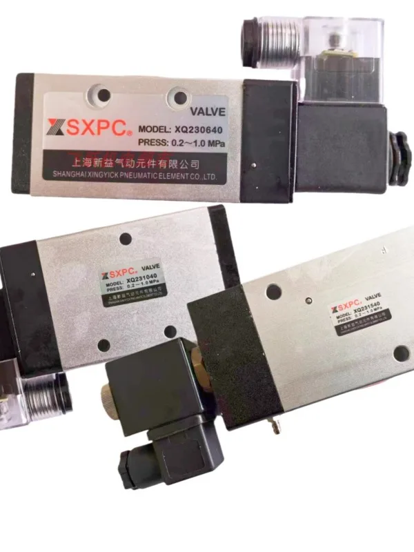 On the pneumatic components of the SXPC Xinyi XQ230640 XQ230840 XQ231040 XQ231540 solenoid valve