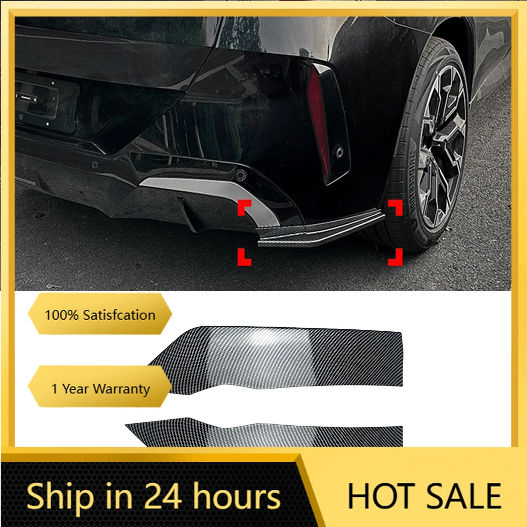 

Эмблемы, диффузор заднего бампера автомобиля, боковой сплиттер, спойлер, обвес для BMW X3 G45 M Sport 2025+, защита заднего бампера