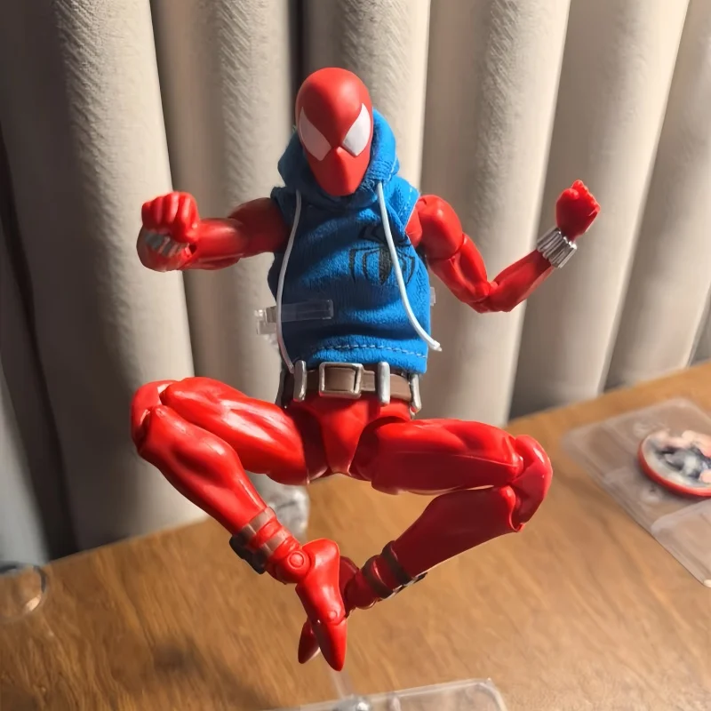 المبيعات الساخنة شخصية سكارليت سبايدر مافيكس 186 بن ريلي شخصيات كوميك فير. مجموعة ألعاب سبايدر مان أنيمي كو نموذج لجسم #4