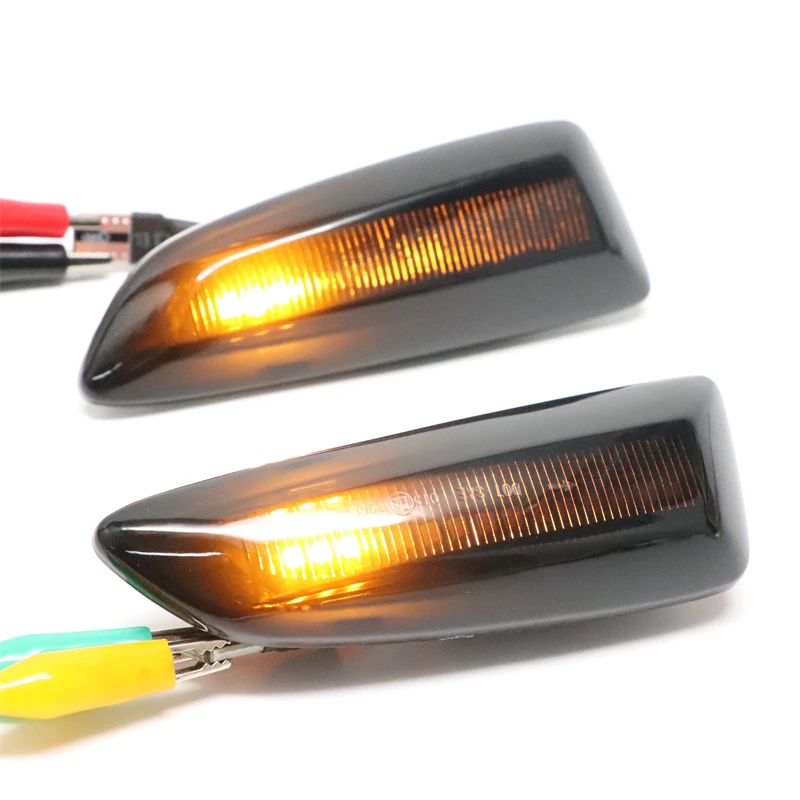 2PCS Led Dynamic Side Marker Turn Signal Light Sequential Blinker For Opel Astra J Astra J K Zafira C Insignia B Grandland X