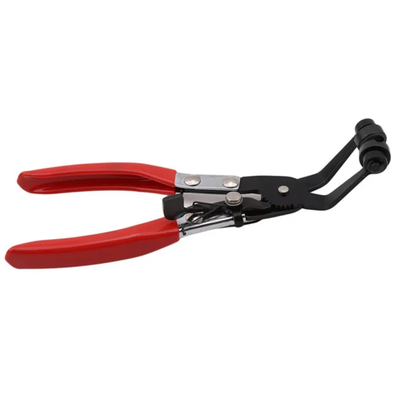 

Car Tube Clamp Long Automotive Hose Clamp Pliers Straight Throat Tube Bundle Clamp Removal Tool Straight Smooth Handle Plier
