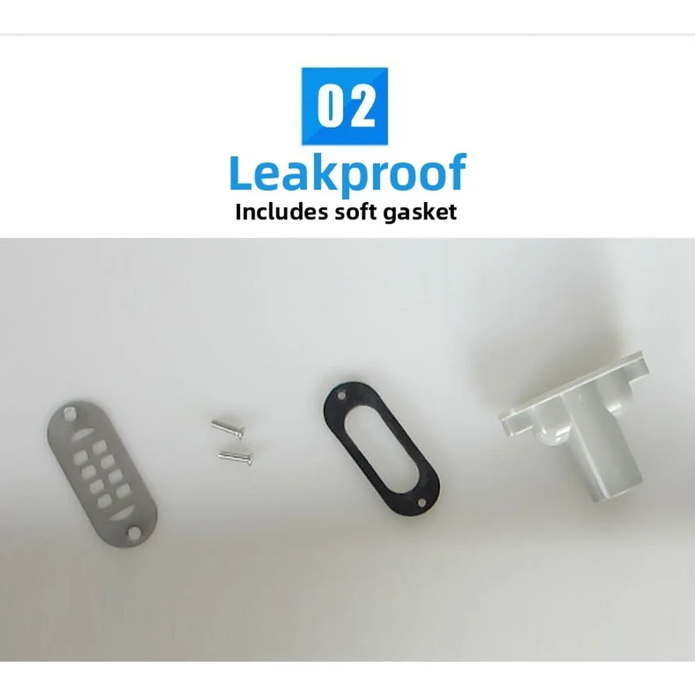 Overflow Device Kitchen Sink Oval Overflow Strainer With Steel Grid And 460mm Drain Pipe Prevent Leaks Home Tool Parts