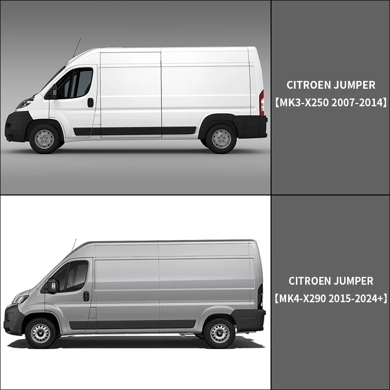 For CITROEN Jumper 2007-2024 Car Window Visor Rain Deflector Side Window Sun Shade Auto Accessories view 2