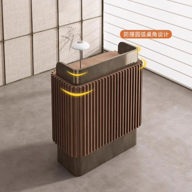 Executive Counterdesk Reception Desk Hairdressing Bench Reception Desk Counter Table Infodesk Theke Rezeption Luxury Furniture