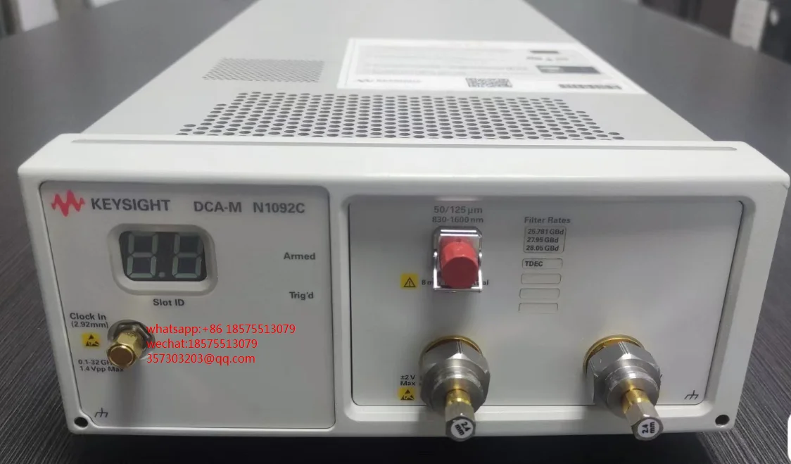 Keysight-osciloscopio de muestreo de DCA-M N1092C, equipado con un canal óptico y dos canales eléctricos. Nuevo 1 pieza