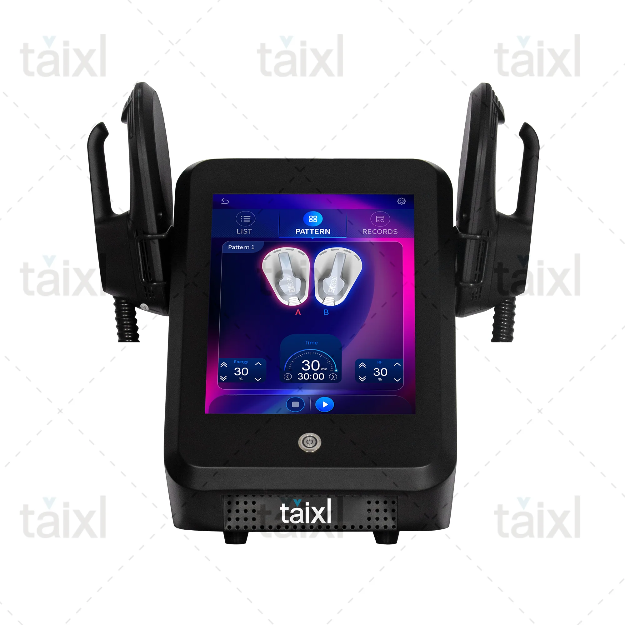 Professionale Taixl Macchina per scolpire il corpo 6500W Stimolatore muscolare 200Hz EMS RF Taixl portatile Dispositivo dimagrante Rimozione del grasso