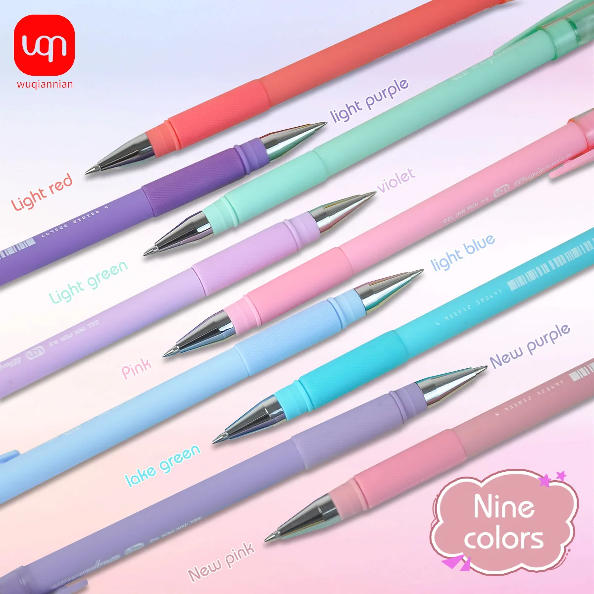 

WQN-3/6/12PCS Morandi Color Gel Pens 0.5mm Tip, Smooth Writing, Black Ink, Student Signature Pens, School Office Supplies