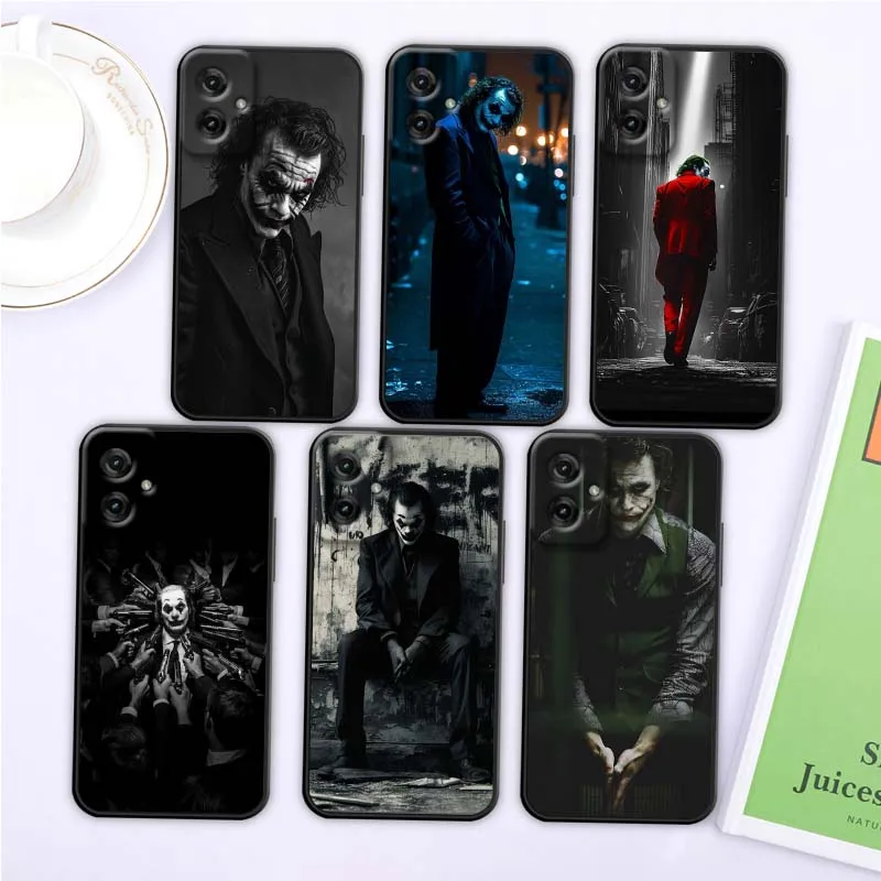 

J-Joker Art Creative Cool Dark Phone Case For Motorola G85 Edge 50 G24 G35 G14 G04 40 G72 G34 G31 G Stylus G54 G13 G32 5G Black