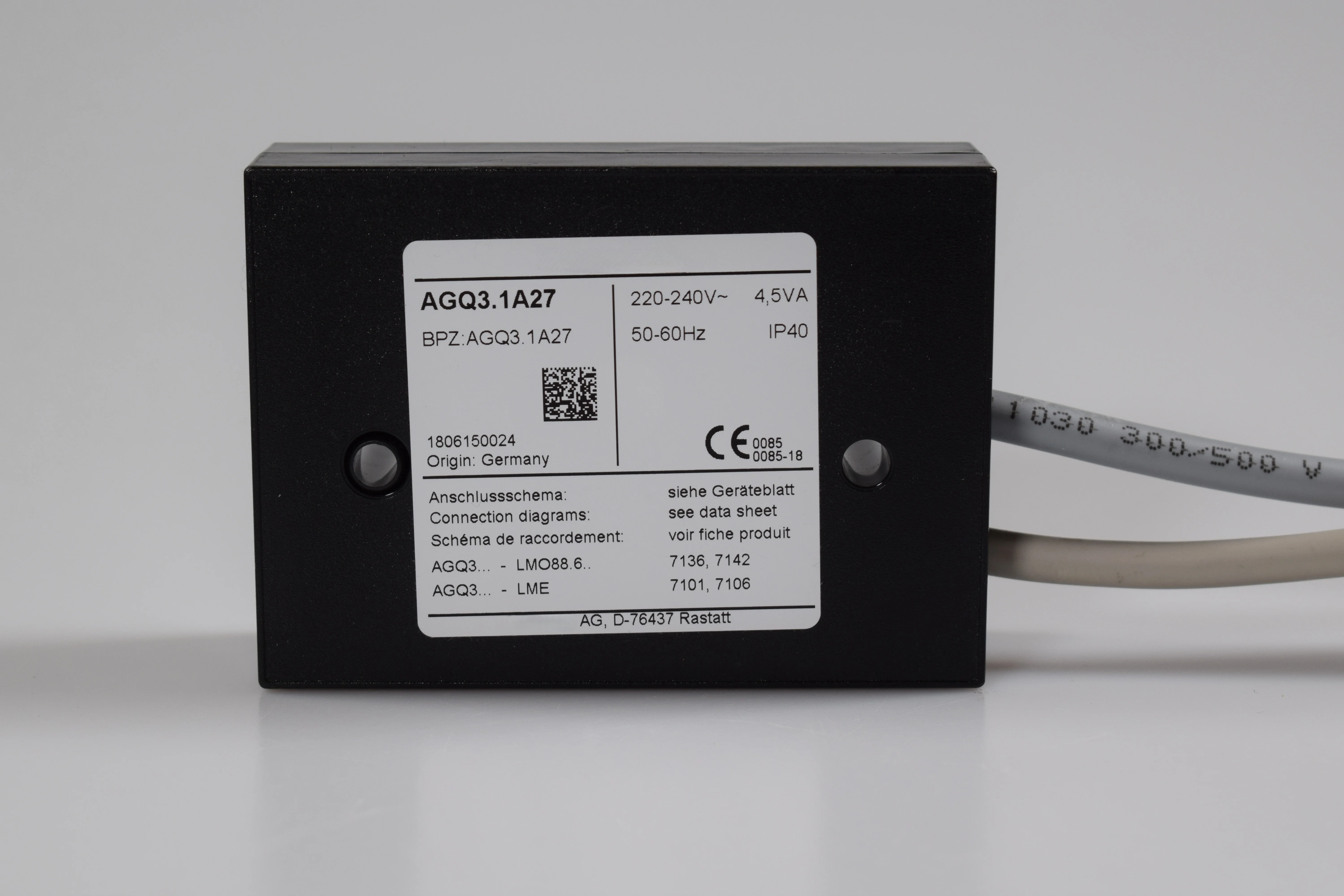 Flame Transfer Connection Module AGQ3.1A27 Boiler Flame Converter Burner Flame Amplifier Combustion Control Parts 24h Fast Shipp