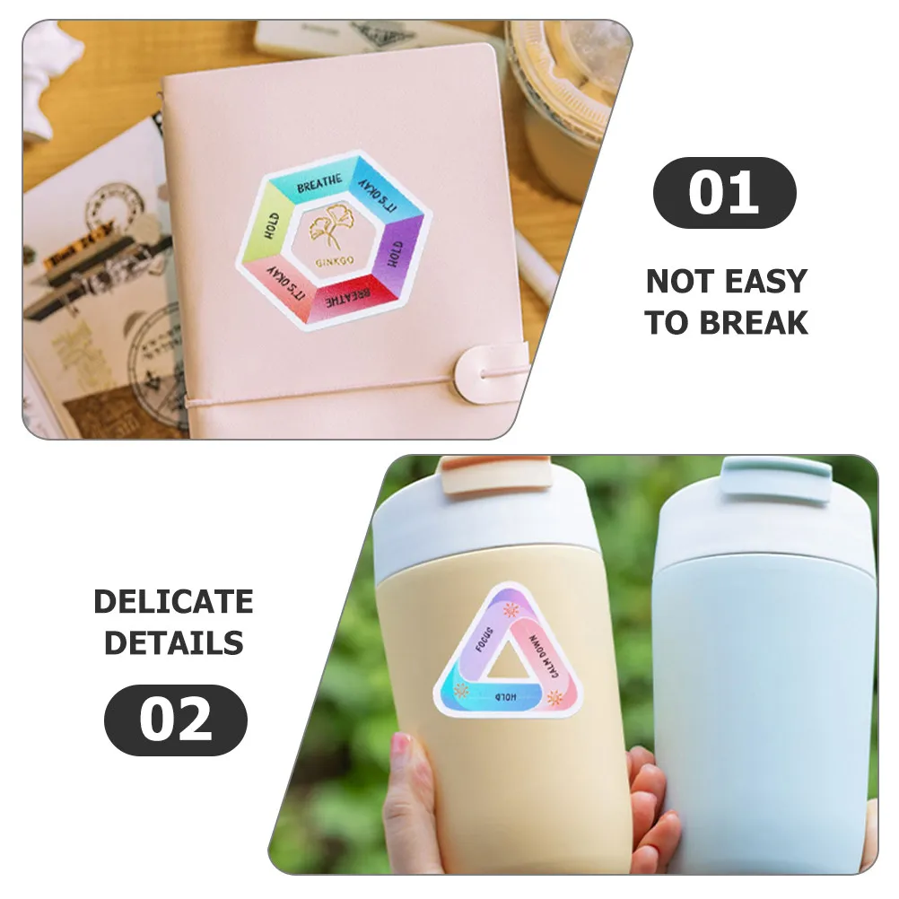 6 Adesivos Sensoriais Coloridos Texturizados para Alívio de Estresse, Adesivos Tácteis para Mesa e Telefone