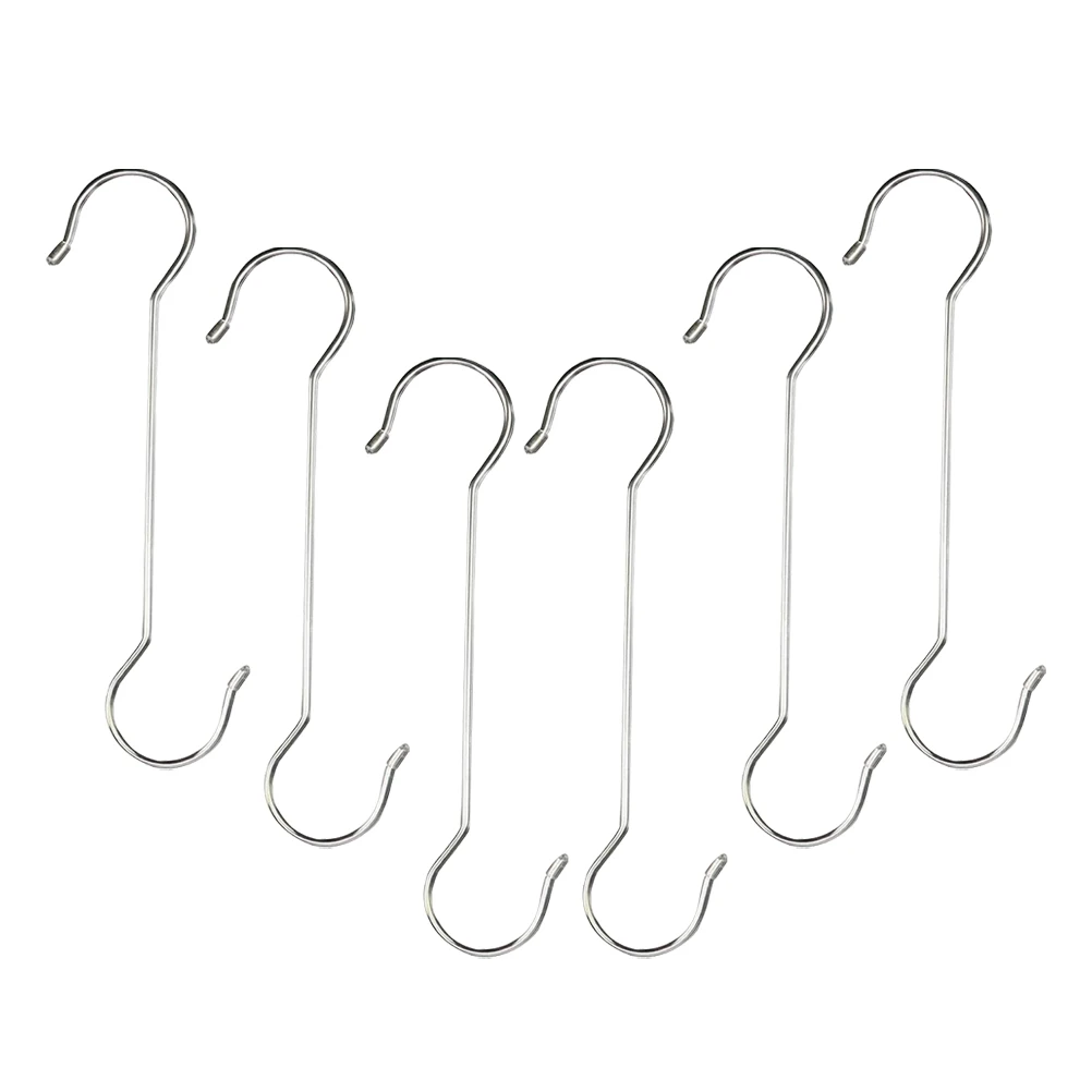 

6 Pcs Flower Basket Hooks Plant Hanging Bird Feeder Hangers Garden Ornaments Plants