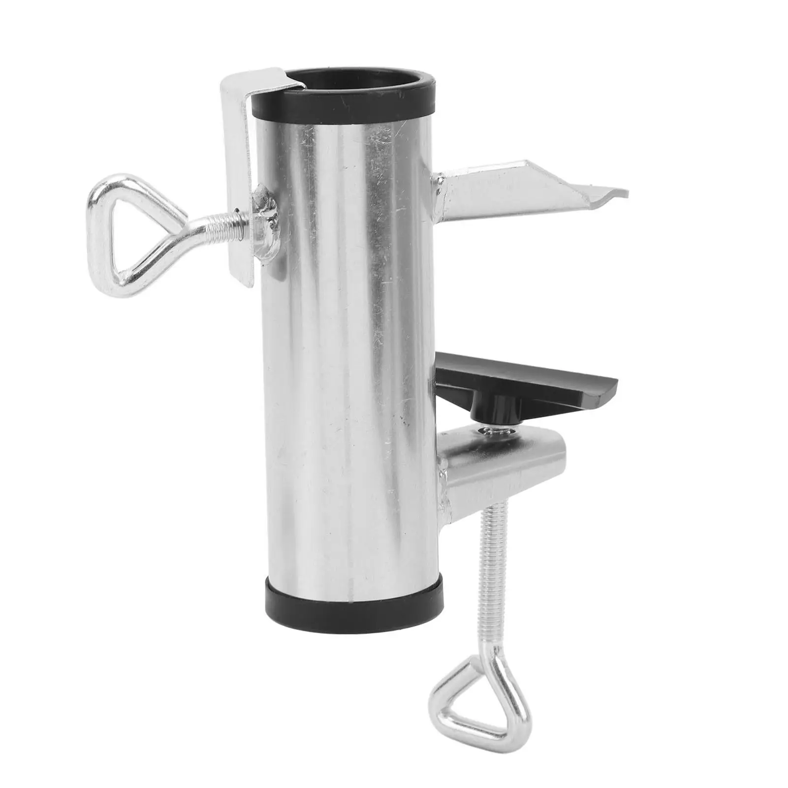 Quick Release Umbrella Clip Holder – Easy Use Umbrella Clamp Stand in Galvanized Carbon Steel for Sports Events