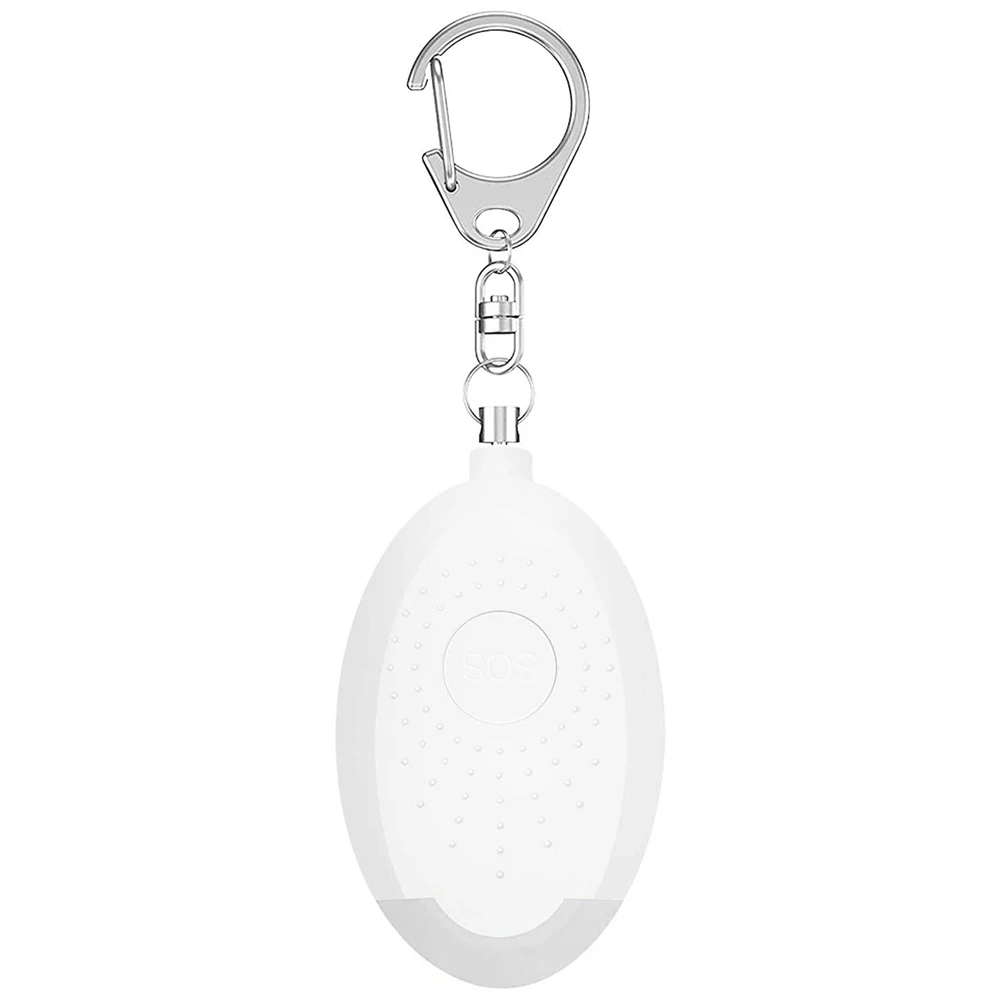 Personal Safety Alarm, Safe Sound Personal Alarm, 130DB USB Charged Personal Security Alarm Keychain with LED Lights