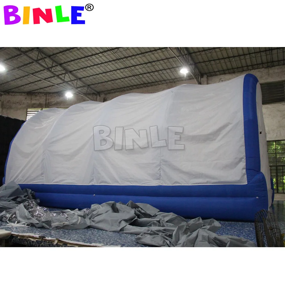 High quality 6m waterproof inflatable car wash tent outdoor portable car garage tent China for sale image 3