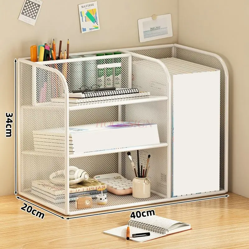 

1pcs Subject classification shelf, desktop bookshelf, student desk, book storage, homework classification shelf, file shelf
