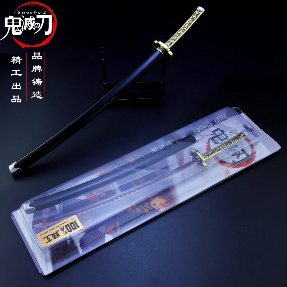 25Cm Demon Slayer Mini Zwaarden Tanjirou Zenitsu Katana Zwaarden Killer Devils Real Steel Japanse Anime Cosplay Prop Speelgoed Geschenken