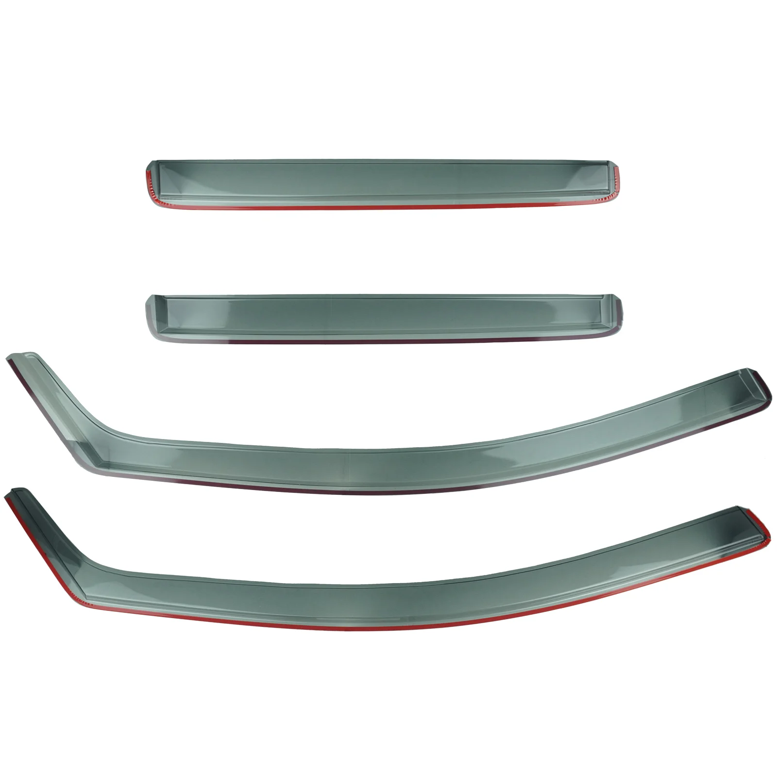 4pcs Tint Side Window Wind Rain Sun Guard Deflectors Protector Sheet Tea Translucent For VW Golf MK7 VII 5G1 Hatchback 2012-2020