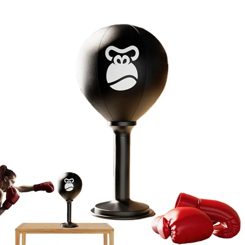 Desktop Punching Bag Stress Relief Strong Suction Boxing Bag Home Gym Equipment Anger Management Toys Funny Toys Cool Stuff For