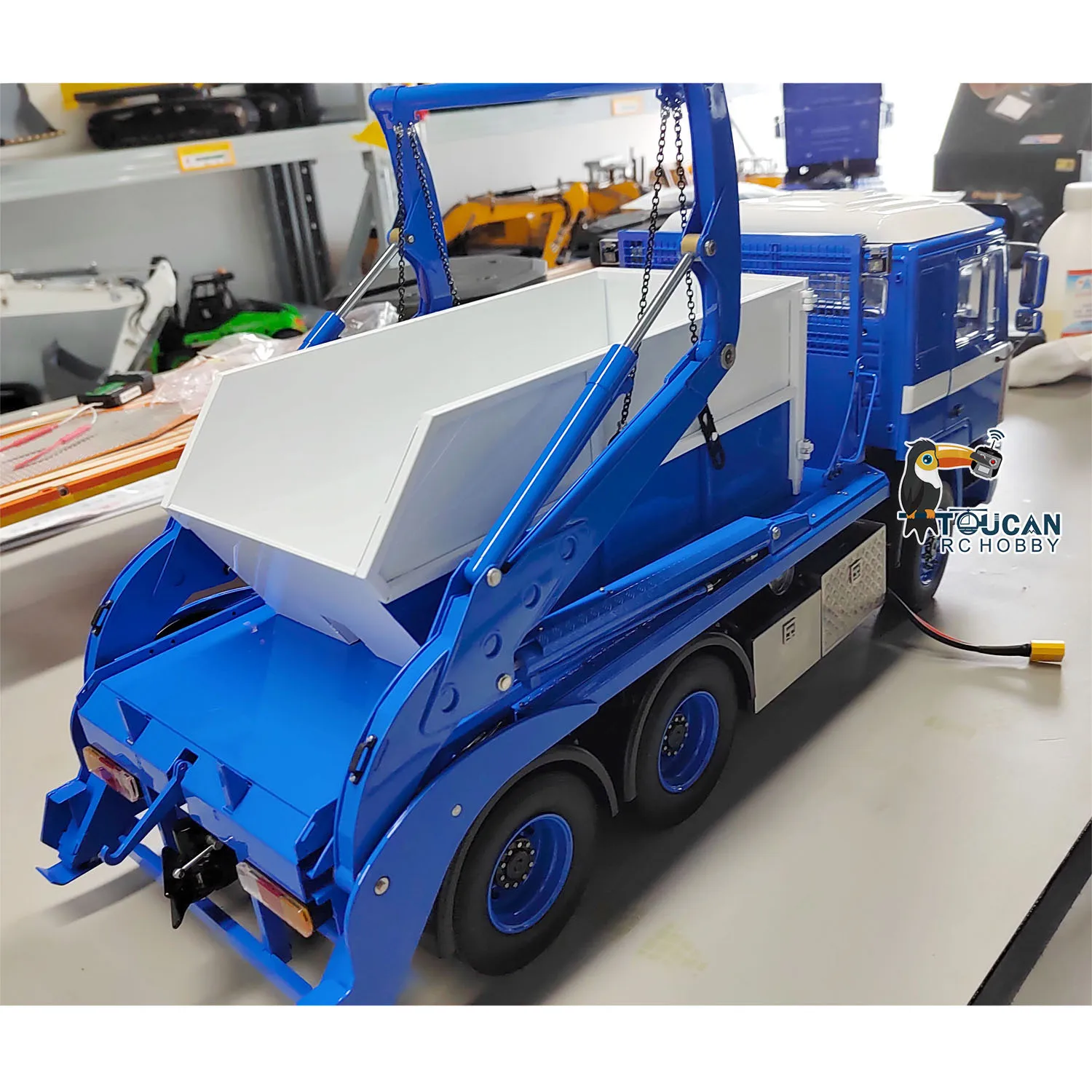 

1/14 Metal RC Hydraulic Skip Loader VL18U F2000 PL18EV Lite Swing Arm Ready to Run Remoted Truck Vehicle Dump Truck Boys Toys