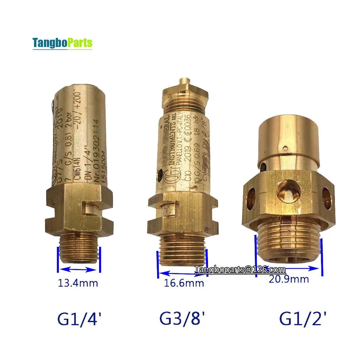 Espresso Coffee Machine G1/4' G3/8' G1/2' Boiler Pressure Valve For NUOVA Faema Coffee Machine