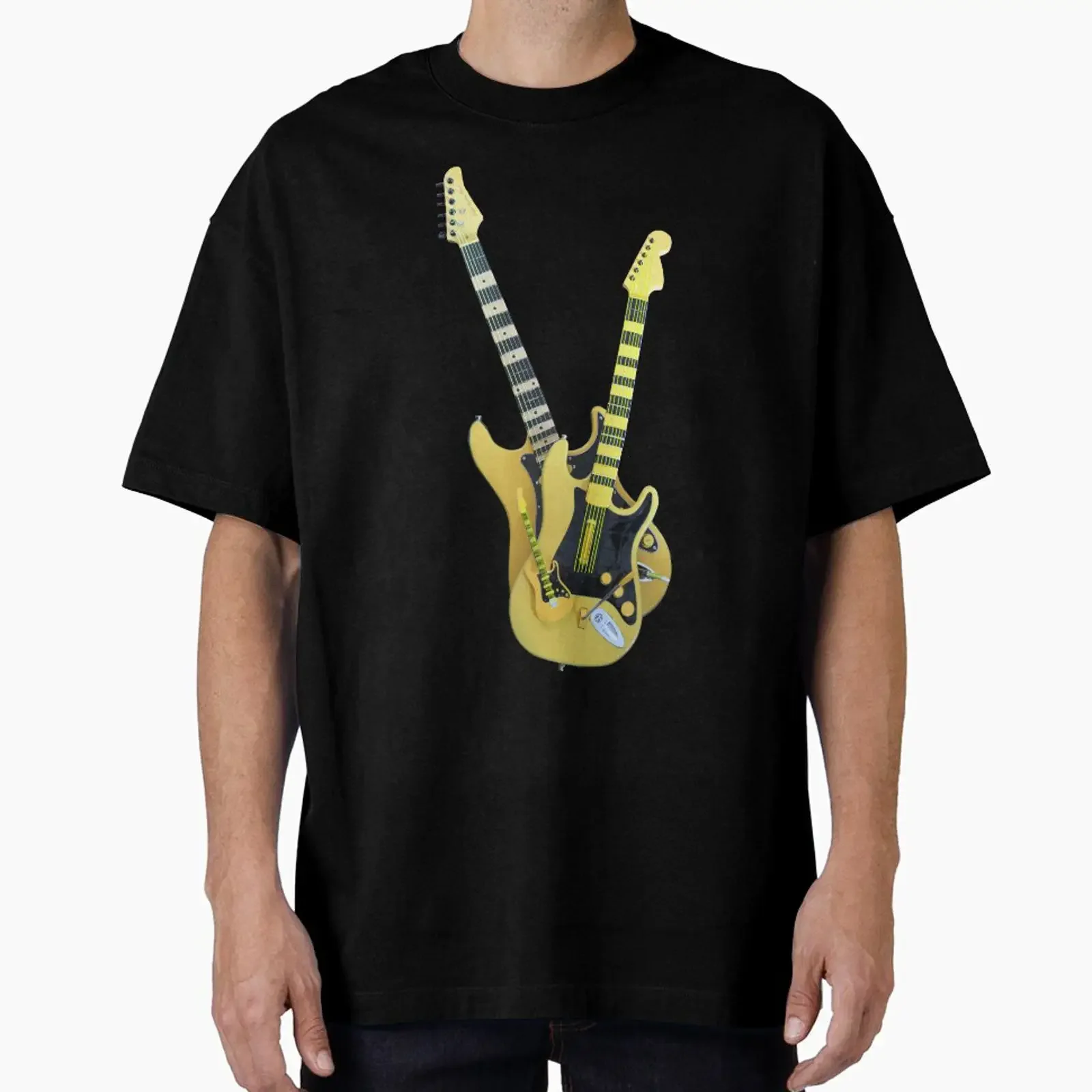Treble Yellow designed and sold by Turmeywere vintage Washed Unisex graphic Slightly Breathable homme Stretched Versatile