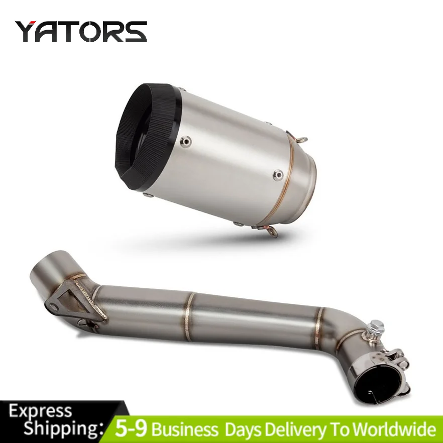 

For Honda CBR1000RR 2008-2016 Exhaust Systems Exhausts Pipes Mid Link Pipe Slip on Muffler Tips