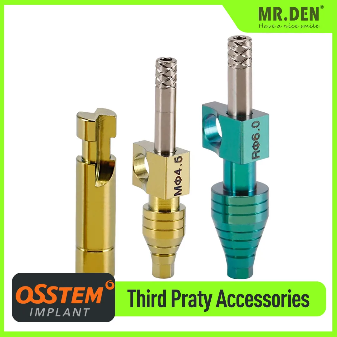 

5pcs Osstem Fixture Pick up Impression Coping Titanium Oral Implant Accessories Open Transfer Bar Replacement Body