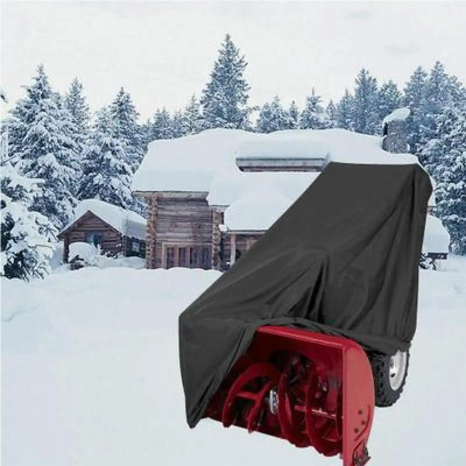 Snow Blower Cover Heavy Duty Rainproof Winter Weather Resistant Universal