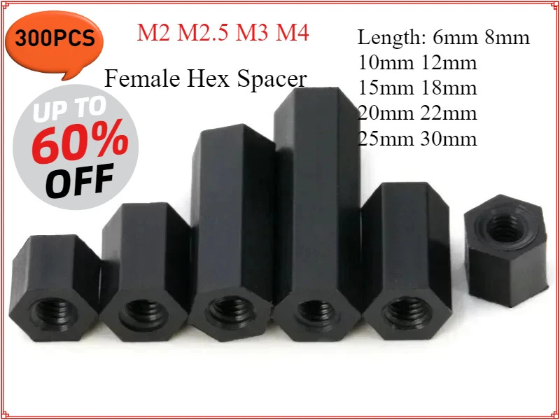 300Pcs M3 M4 M2.5 M…