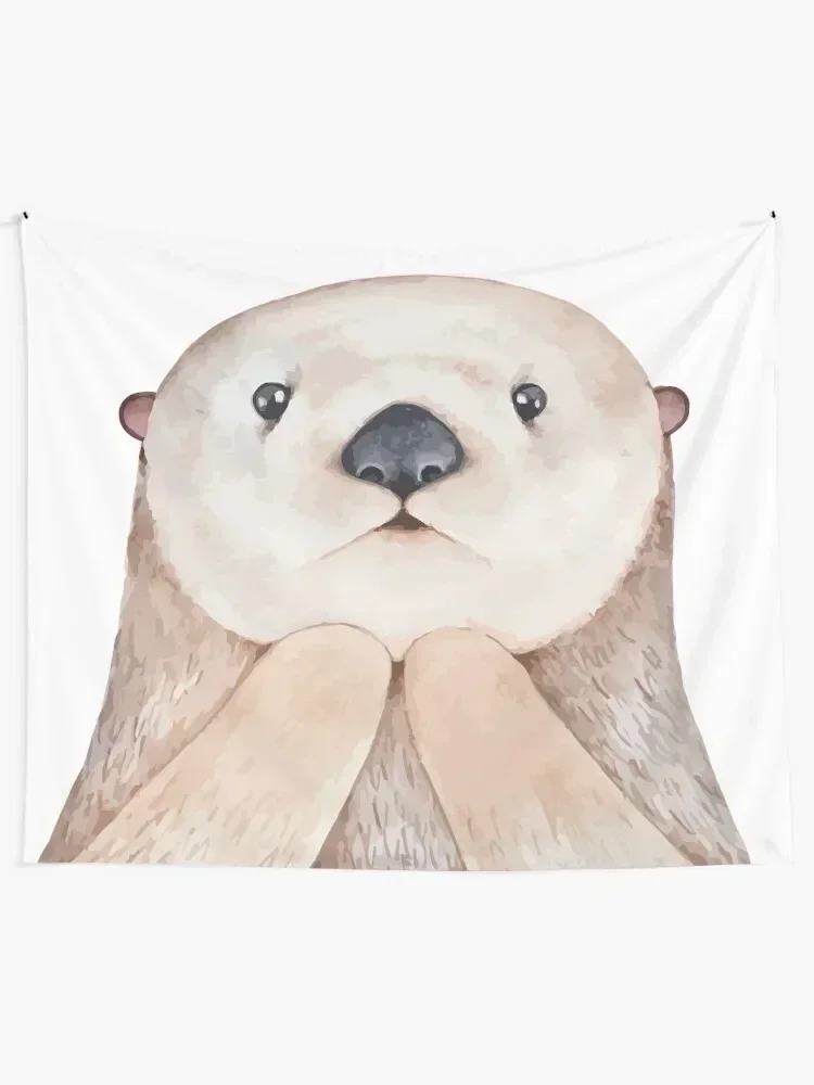 Emotionally attached to otters Tapestry Room Decor Aesthetic Bedroom Organization And Decoration Tapestry