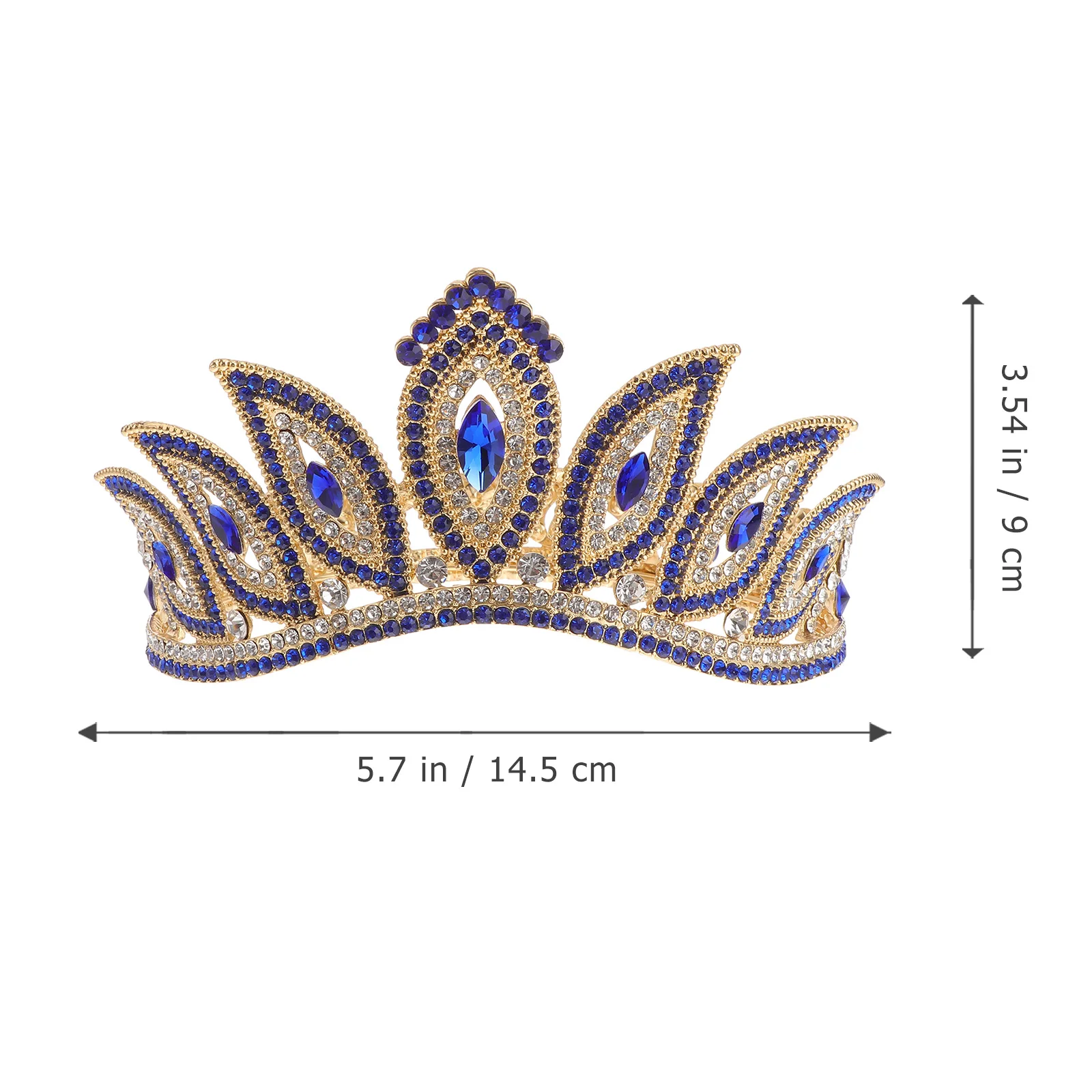 

Rhinestone Crown The Wedding Accessories Tiara Crowns Diamond for Women Adults Vintage Baroque Bride Bridal
