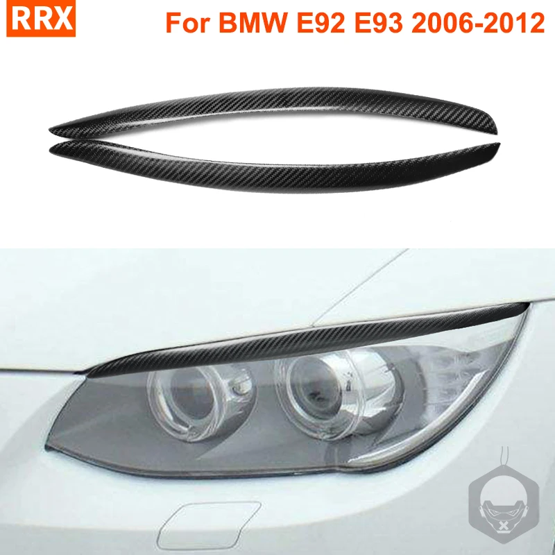 

Для BMW E92 E93 2006-2012 настоящее углеродное волокно, брови, веки, декоративная крышка, отделка автомобиля, внешние декоративные аксессуары