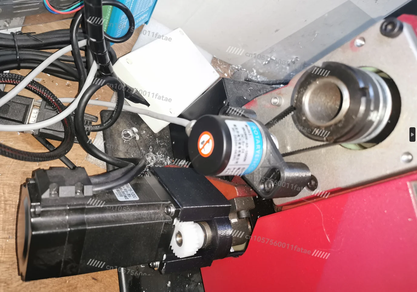 Kit de roda suspensa eletrônica de torno, rosca automática, corte, adaptação 0618