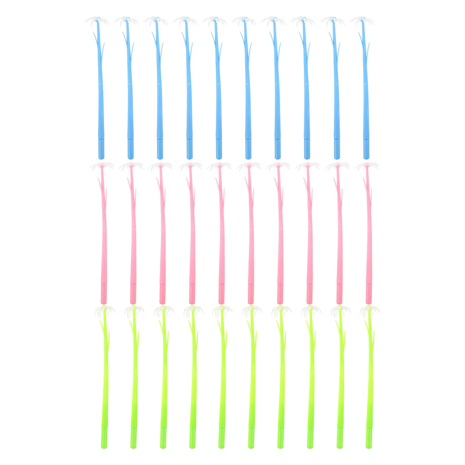 

30 шт. креативных гелевых ручек с цветами, меняющих цвет, милые гелевые ручки с чернилами, гладкое письмо, школьные принадлежности для студентов, для заметок и записей