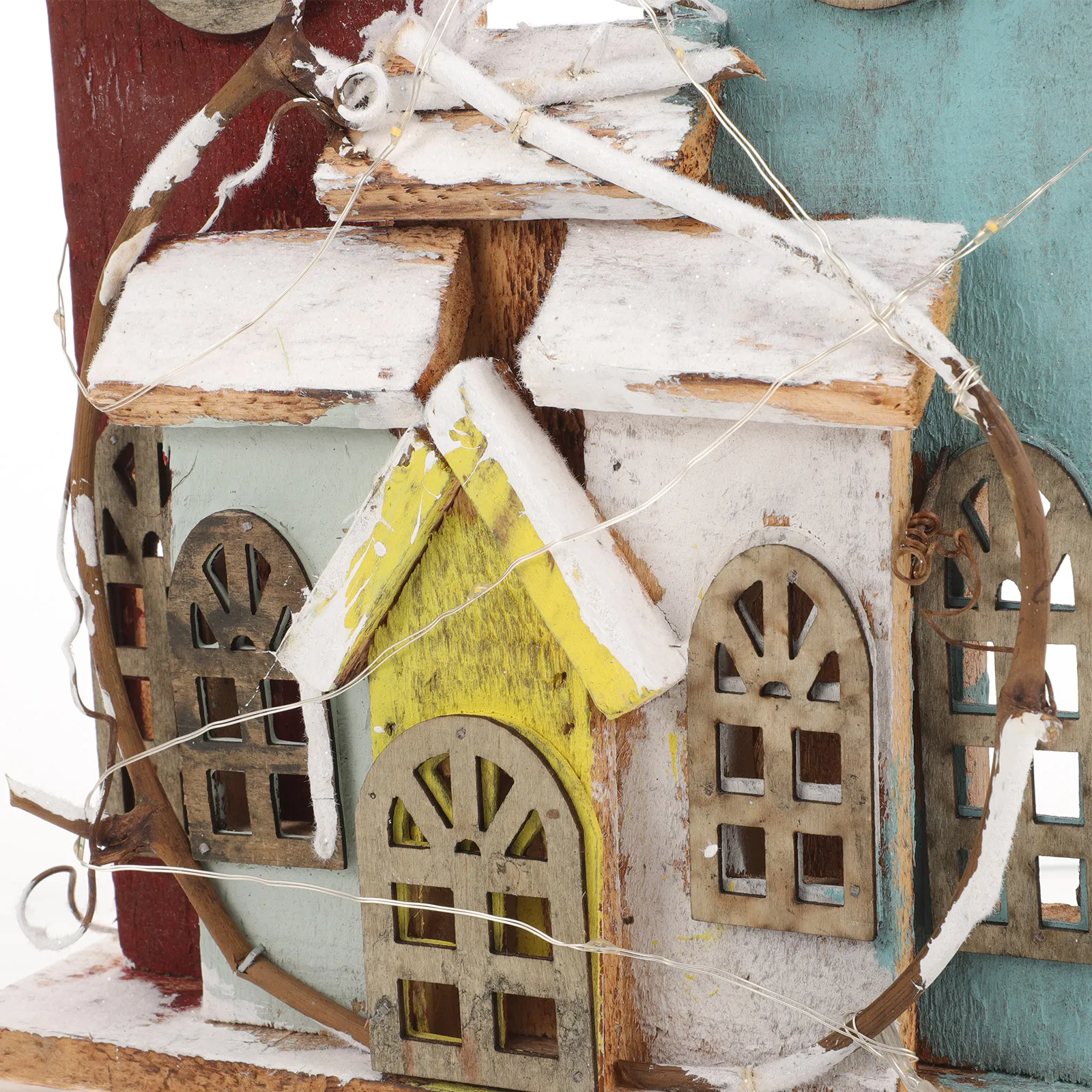 

1pc Christmas Lighted Festive Home Decor Desktop Ornament Gift For Party Xmas Shaped Decor Bedroom Window Decoration