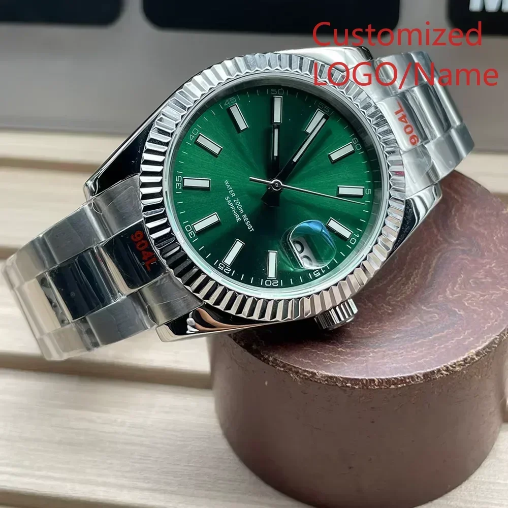 

A191 Store Automatic Watch Mechanical Mens Wristwatches Stainless Steel Black Blue Sapphire Reloj Hombre Customized