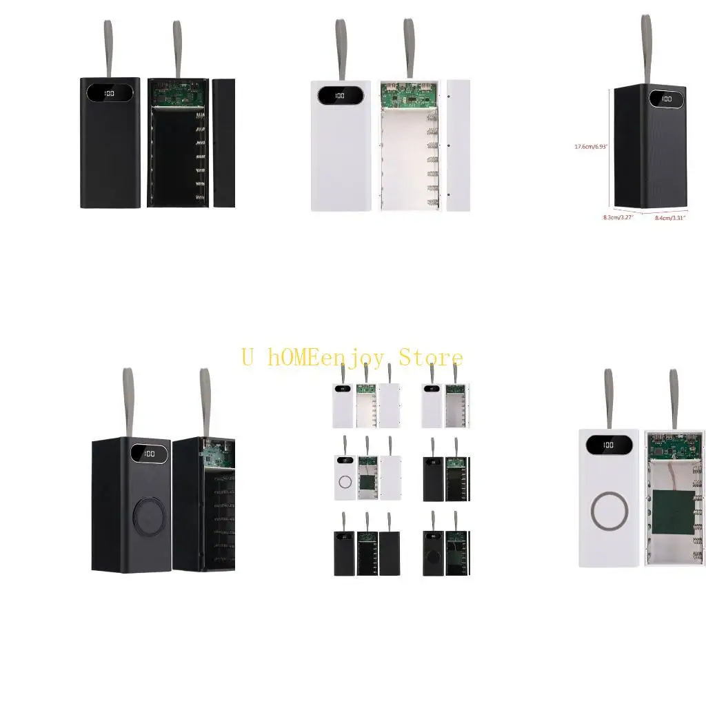 

B0KF 28x18650 DIY Shell Внешние коробки для быстрой зарядки Внешняя крышка