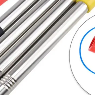 Extension Rod with Secure Multi Angle Brush Holder and Adjustable Length for Painting Ceilings Walls and Corners Safely
