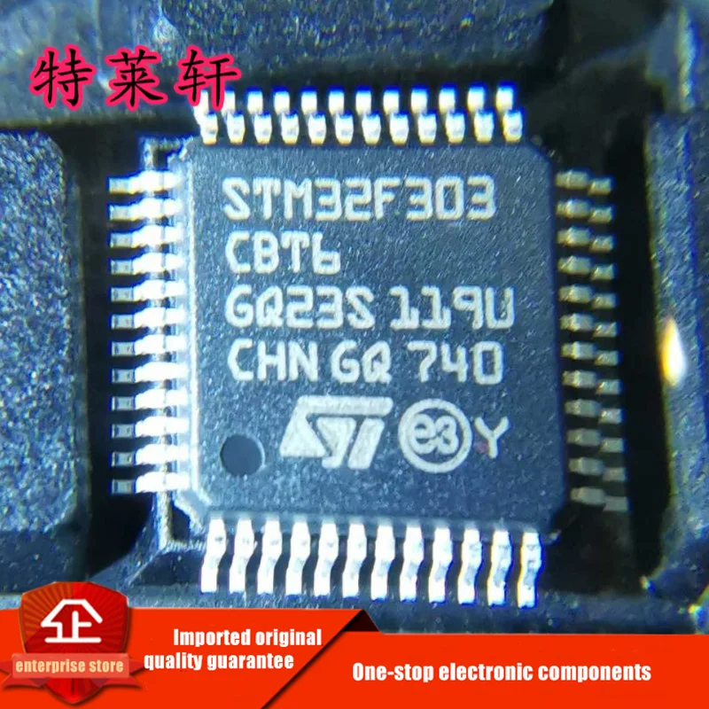 

New Original STM32F303CBT6 STM32F303CBT6TR STM32F303 LQFP48 Microcontroller Chipset