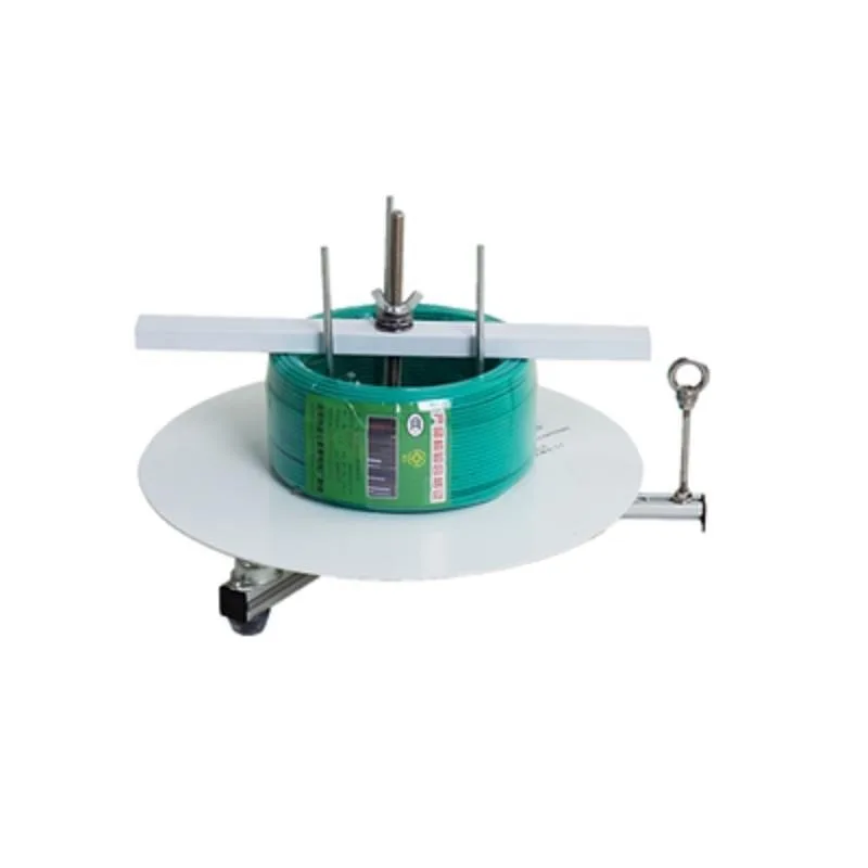 Electrician pay-off frame pay-off plate cable RVV power supply sheath network cable cutting and stripping machine tool