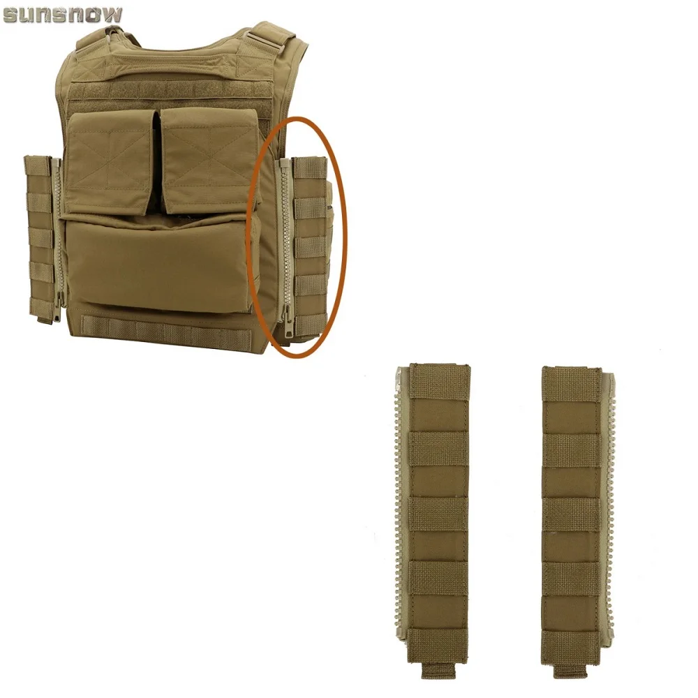 Tactical Vest Precision Panel Dedicated Connector Zipper Tactical Zipper Board